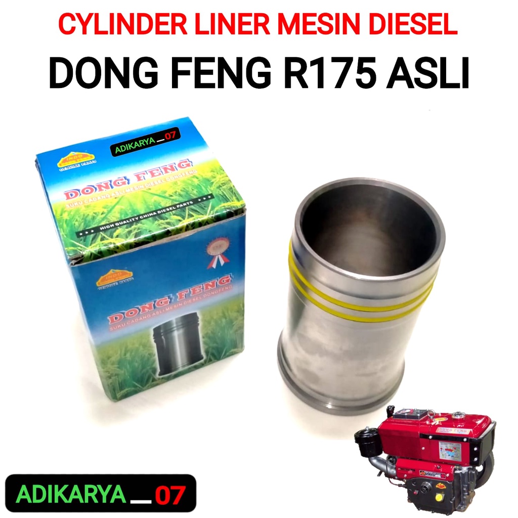 Cylinder Liner Mesin Diesel R175 Boring Diesel R175 Dong Feng ASLI