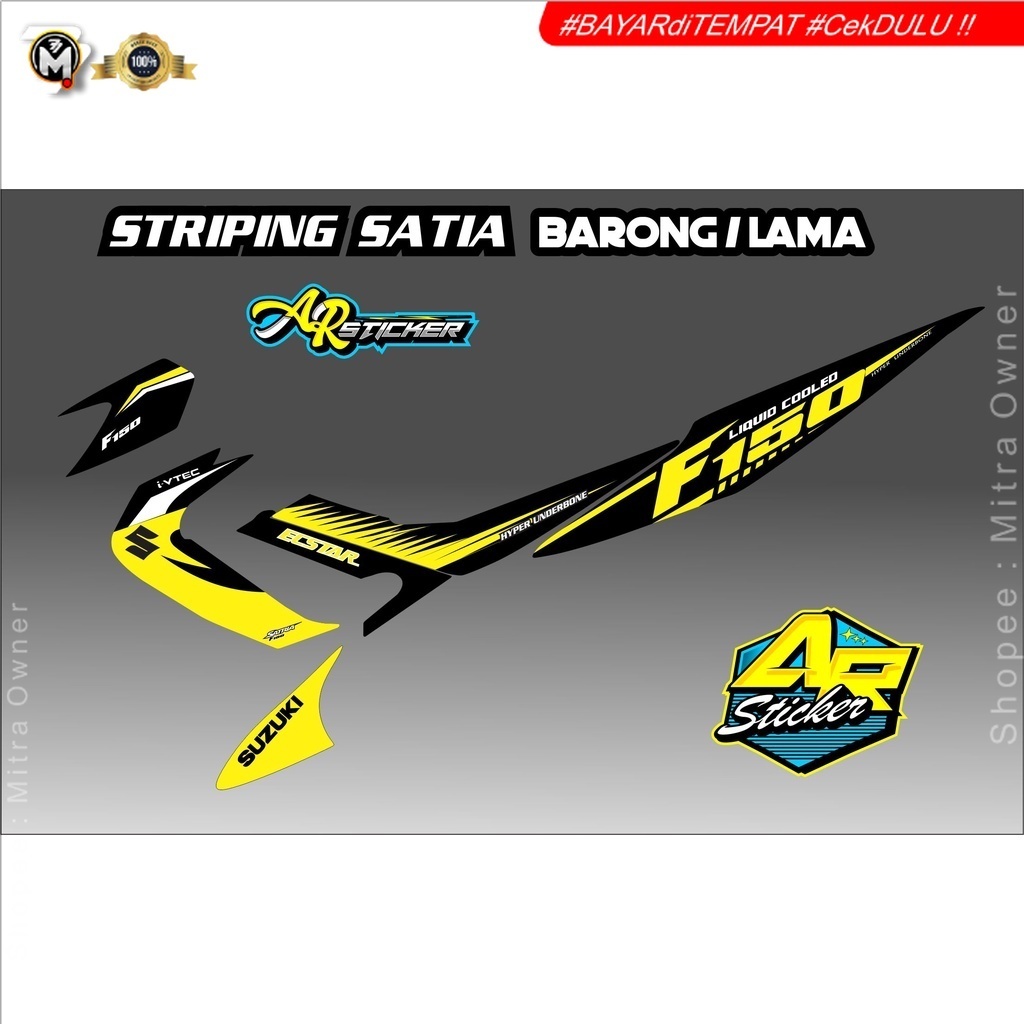 Striping satria fu Barong / Striping satria Barong /Striping Satria Fu lama / Striping Satria Fu Sti