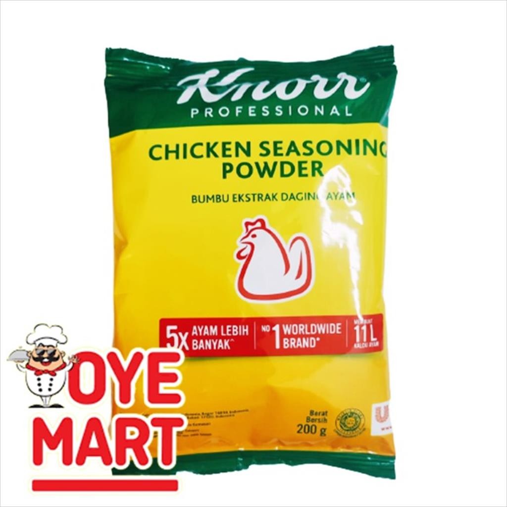 

KNORR CHICKEN SEASONING POWDER 200GR / BUMBU EKSTRAK DAGING AYAM