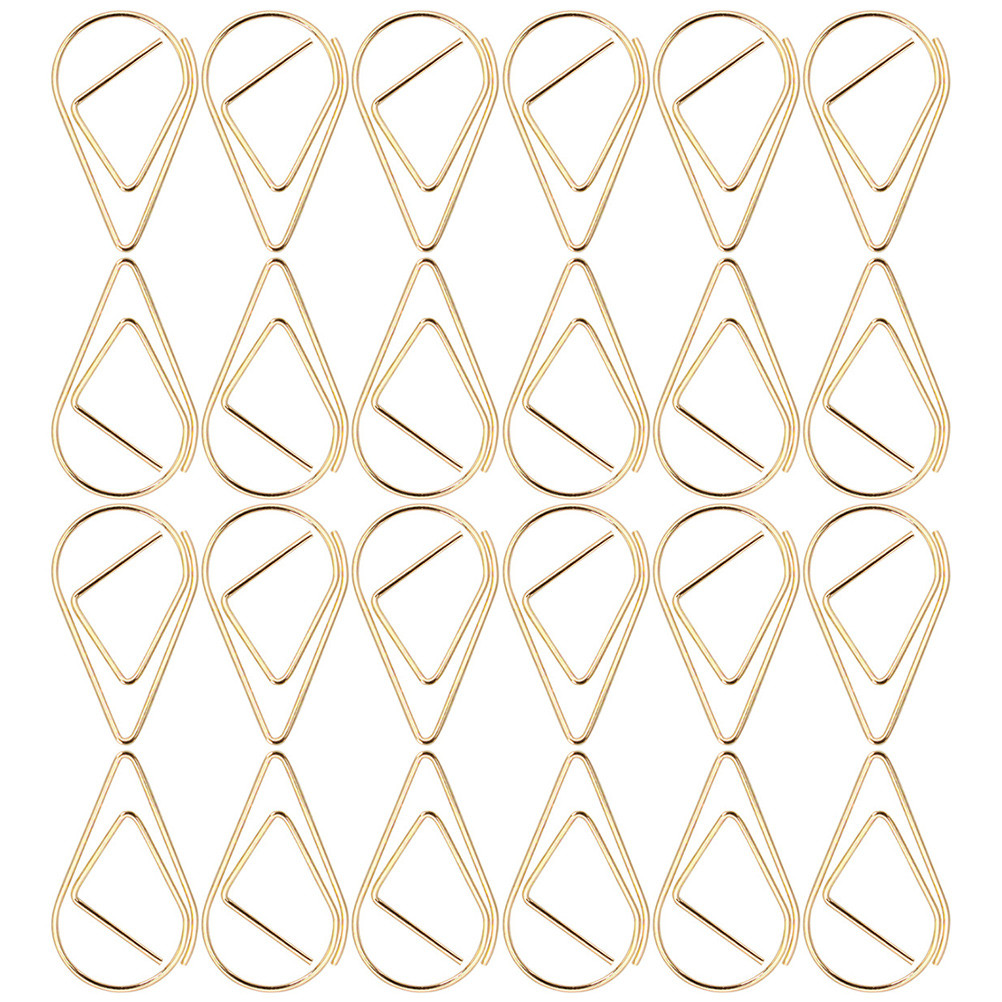 

100pcs Metal Paper Clips Binder Clip Bookmark Book Binding Notebook Decor Stationery School Binding Document Paper Clips