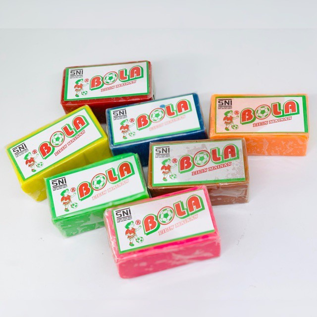 

(LUSIN) Lilin Mainan Anak / Malam / Plastisin Besar / Playdough - BOLA