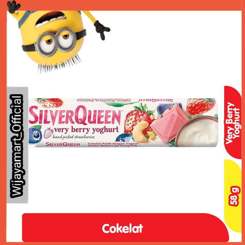 

SilverQueen White Cokelat Very Berry Yoghurt 58 g