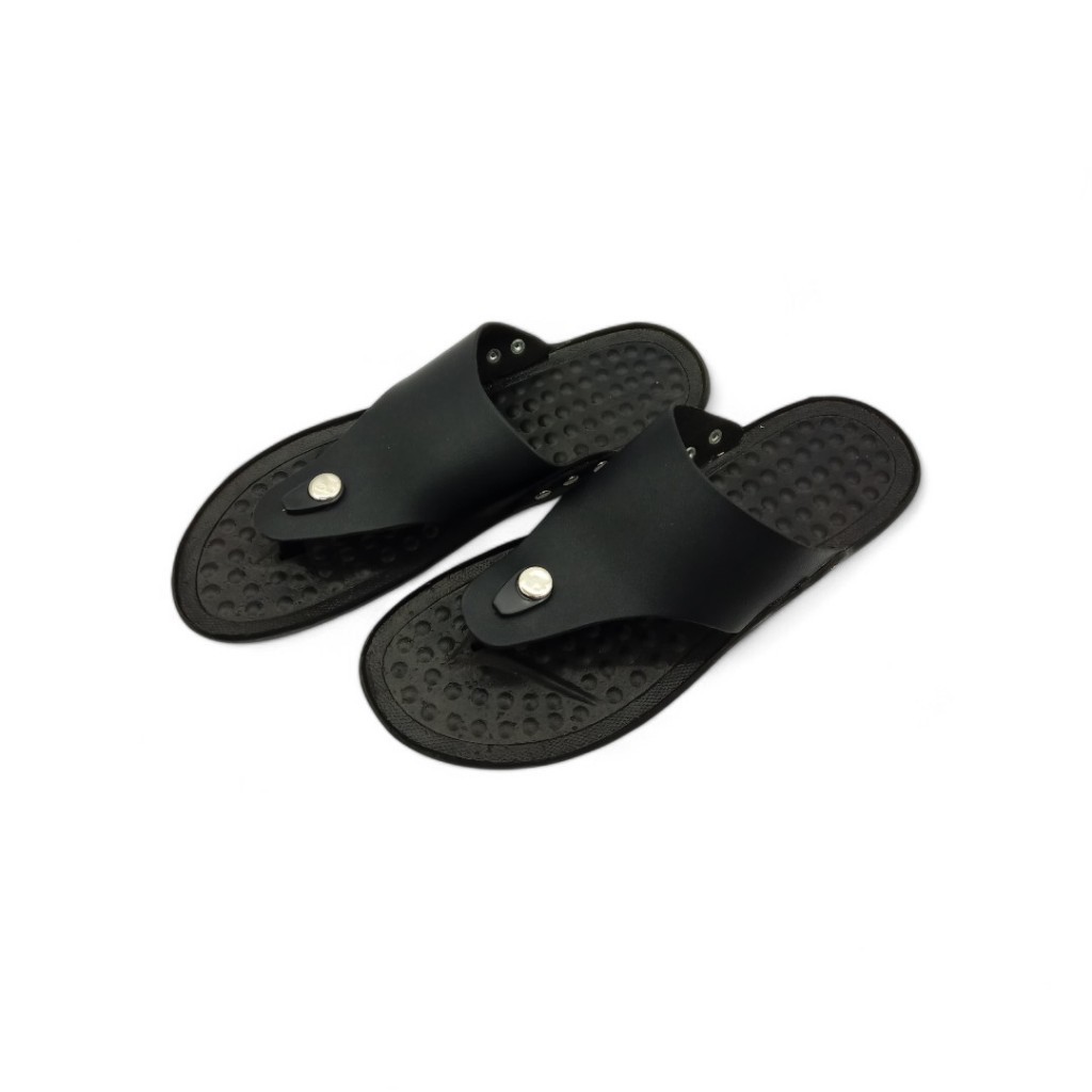 Sandal Flat Pria Jepit Jempol Sol Karet Nonslip Sendal Pria
