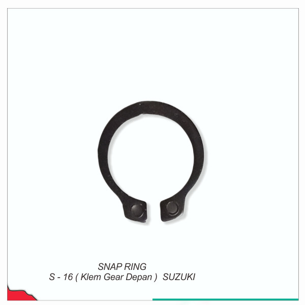 Snap Ring S - 16  ( Klem Gear Depan )  Suzuki