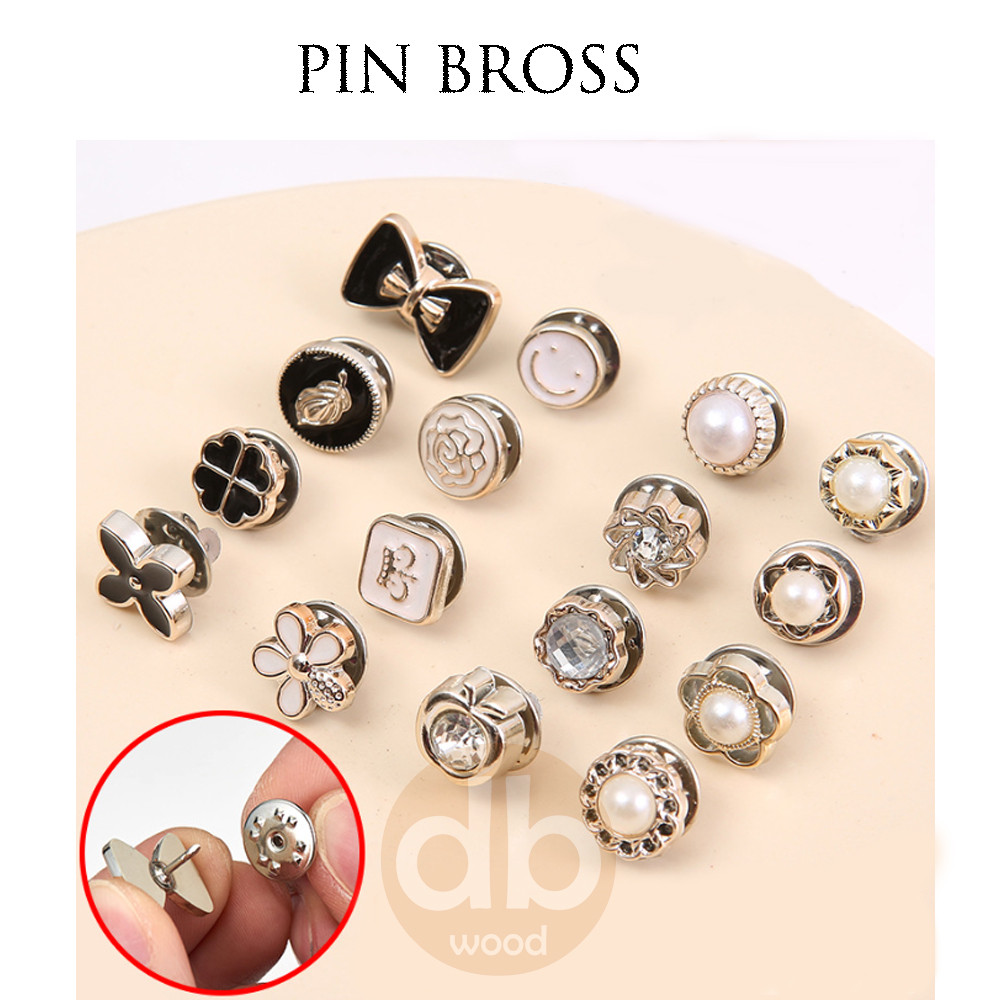 Bross Pin Hijab Baju Mini model Tusuk Aksesoris Serbaguna