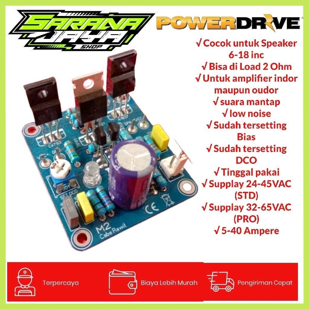 Driver m2 dobel layer balap
