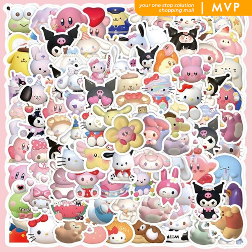 

MVP Stiker Sanrio Lucu Kartun Photocard Kpop Decor Sticker Aesthetic