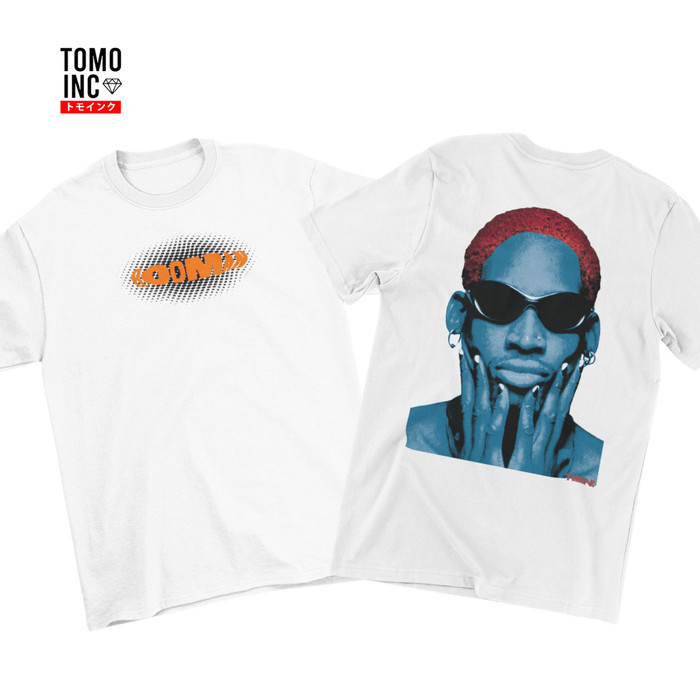 KAOS PRIA BASKET RODMAN FACE BOOTLEG TOMOINC - S