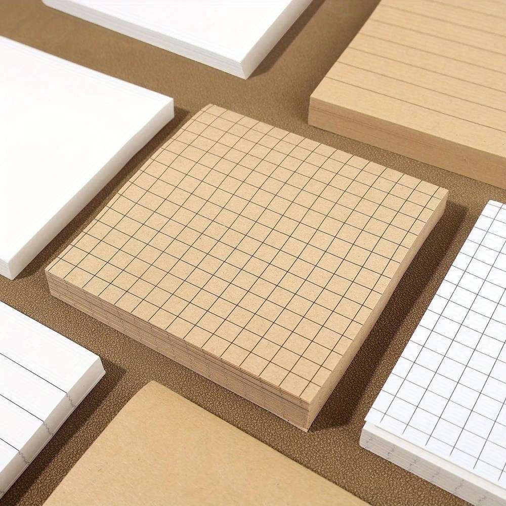 

80sheet Self Adhesive Sticky Notes Stickers Memo Pad Posted It Reusable DIY Notepad Notebook Student School Office Stationary