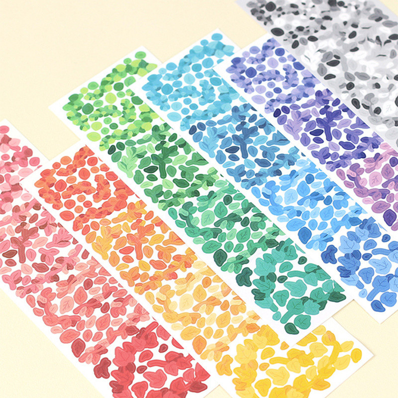 

1sheets Forest Vine Leaf Sticker DIY Scrapbooking Photo Journal Collage Phone Happy Plan Diary Star Chaser Album Gift Decoration