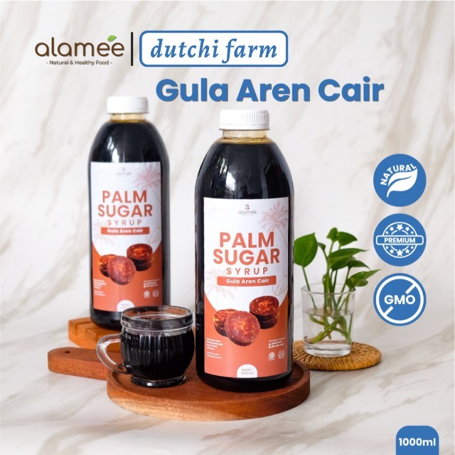 

ALAMEE Gula Aren Cair Syrup Palm Sugar Cair Organic Organik Pure Murni Barista Brown Sirup Natural Dutchi Farm