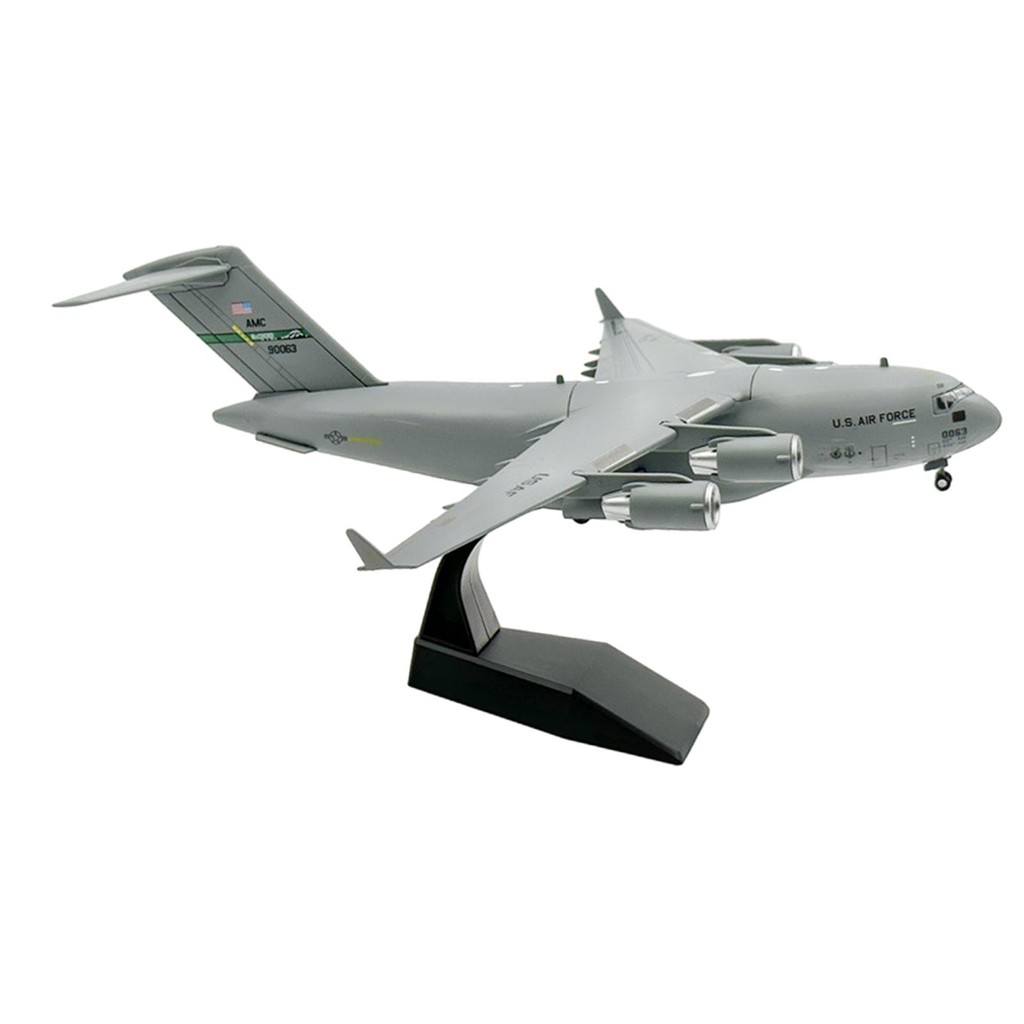 Alloy 1/200 C17 Airplane Diecast Model Desktop Decoration Gift Collectables with Base for Cafe Livin