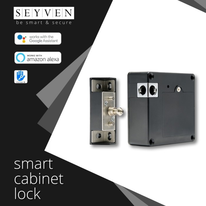 

SEYVEN Invisible Smart Cabinet Lock RFID Card APP Kunci Lemari Pintar