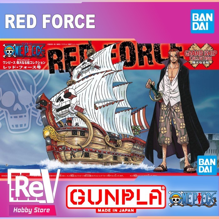GRAND SHIP COLLECTION RED FORCE ONE PIECE MODEL KIT BANDAI ORIGINAL
