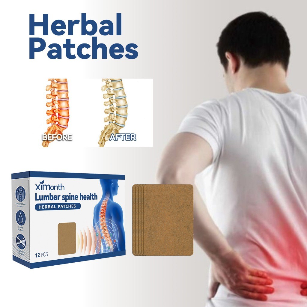 Ximonth 12pcs Koyo Pinggang Sakit Koyo Herbal Tulang Belakang Koyo Sakit Pinggang Belakang Paling Am