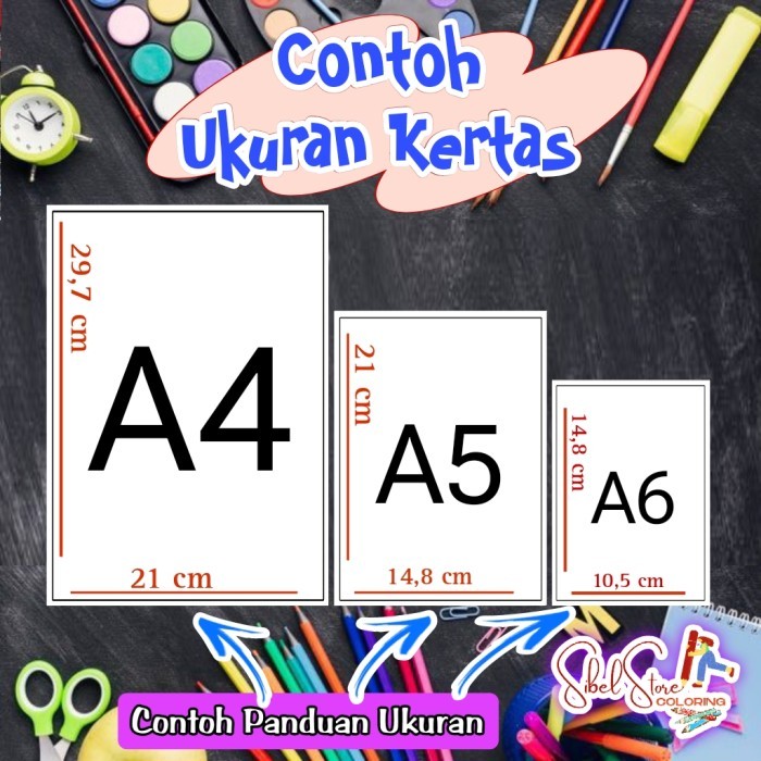 

Kertas Mewarnai Gambar Seri Alphabet Lore A to Z 26 Lembar Kertas BC - A5