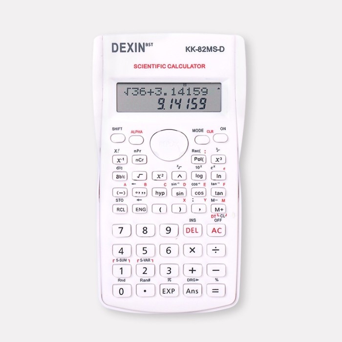 

[BIG SALE] Kalkulator Calculator Scientific Sin Cos Tan Ilmiah Aesthetic Estetik - SCT Putih