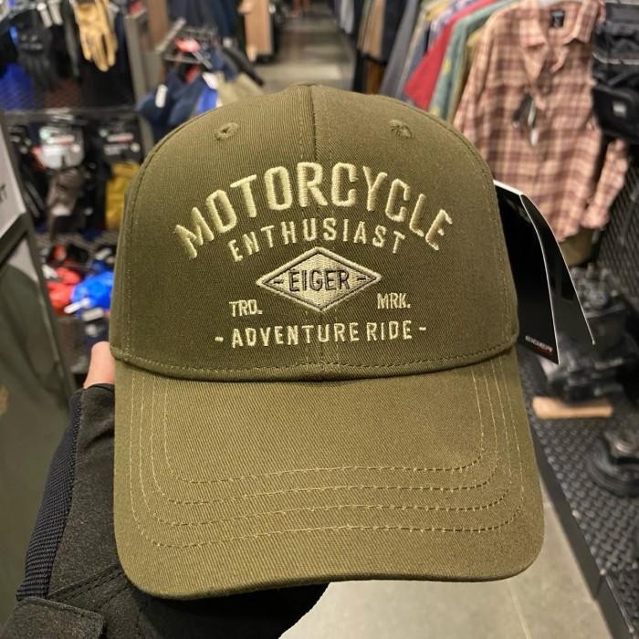 EIGER  TOPI PRIA SERIES RIDING GAUCHO CAPS - OLIVE