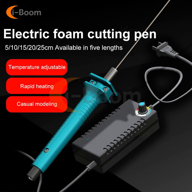 

【Barang spot】AC110V 220V Pisau Pemanas Listrik Pemotong Busa Listrik Pena Pemotong Portabel Styrofoam 100℃~450℃ Penyesuaian Suhu