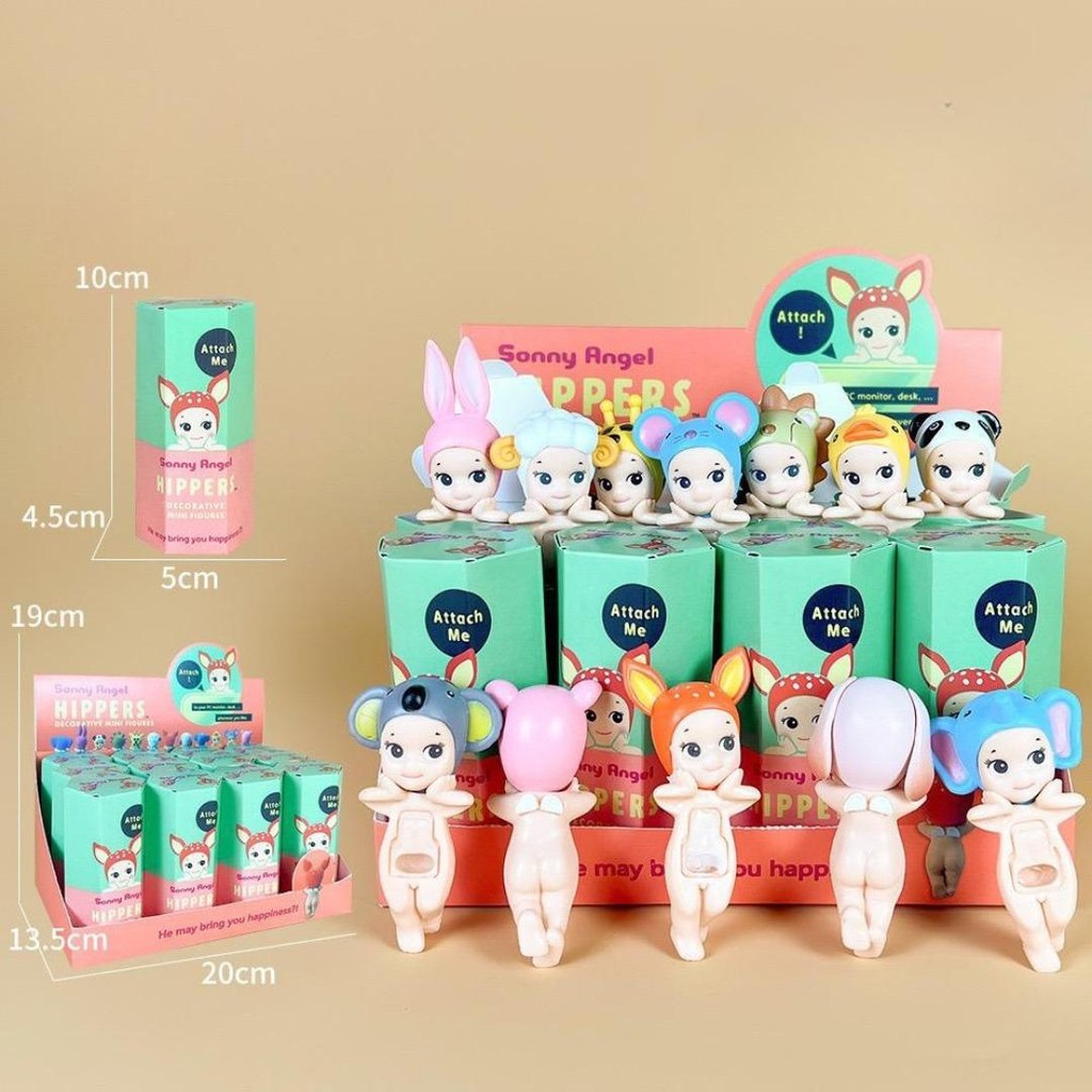 HIPPERS CUTE MINI FIGURE BLIND BOX SURPRISE mainan pajangan karakter kejutan hadiah aksesoris handph