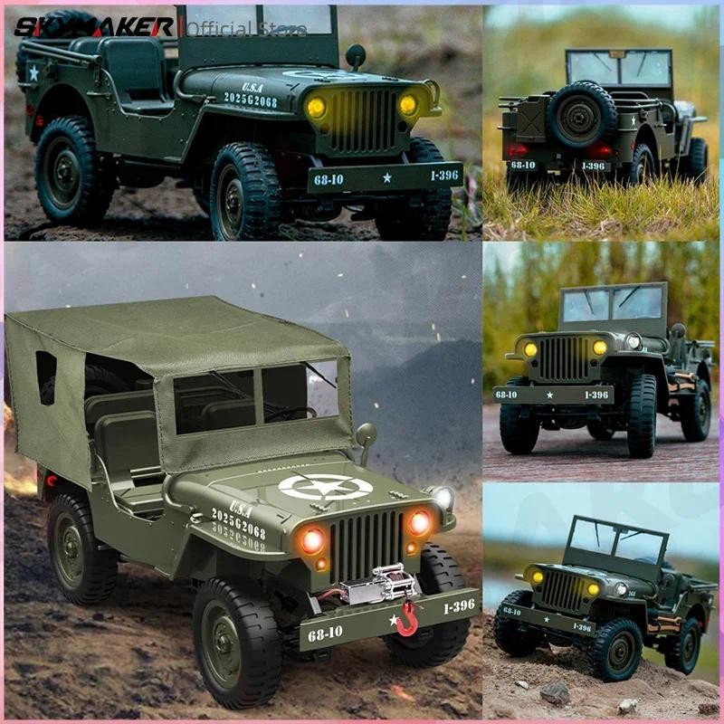 JJRC C8815 1/10 Willys Jeep Rc Car 1941 MB Scaler 2.4g 4wd RTR Crawler Climbing Military RC Truck Of