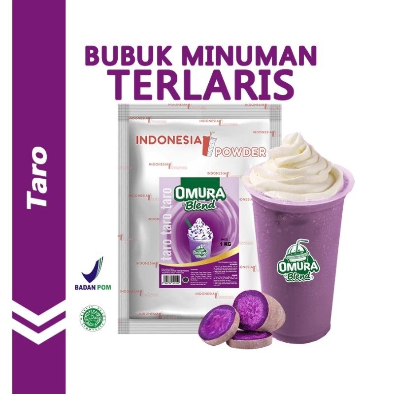 

Rasa Taro 1Kg / Indonesia Powder / Bubuk Minuman Omura Blend