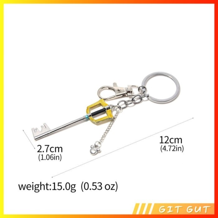 nirmala Keychain Gantungan Kunci Kingdom Hearts Keyblade - Sora Keyblade
