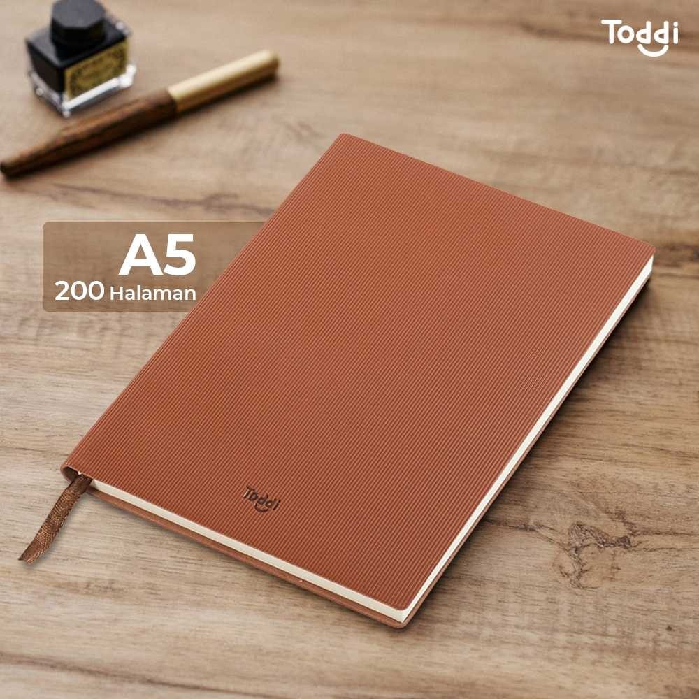 

IRIS Toddi Buku Jurnal Leather Notebook Diary 68GSM 200 Halaman Grid