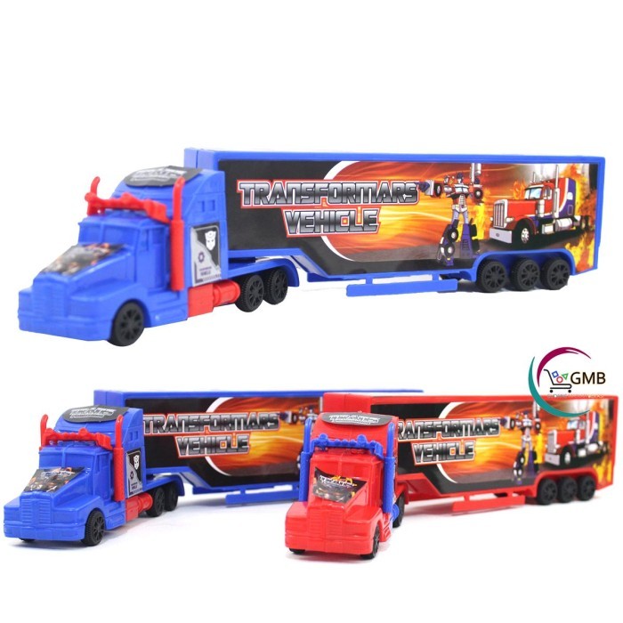 MAINAN MOBIL TRUCK TRANSFORMER MOBIL KONTAINER PANJANG OCT6742