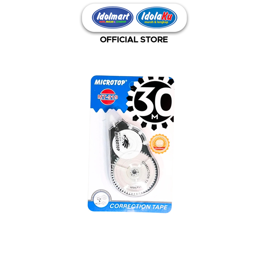 

IDOLMART Microtop Correction Tape MT 919 30 M