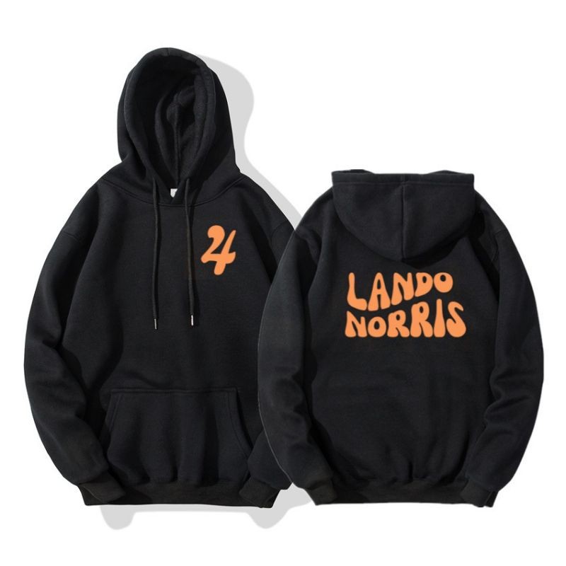 [ FREE GIFT ] Hoodie Lando Norris 4 Distro keren Casual Cotton Fleece Jaket Pria Unisex