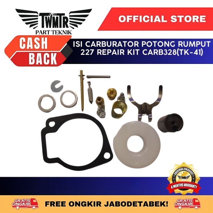 TWMTR - Repair Kit Isi Karburator 328 Isi Carburator Repair Kit 328 (TK 41)