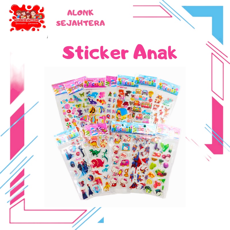 

[Alonk.S] Sticker anak lucu murah