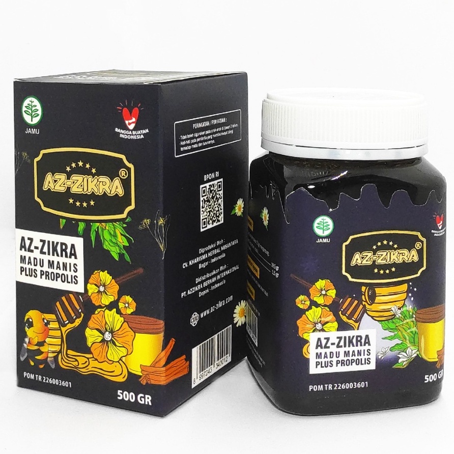 

Madu Azzikra Kemasan Premium Hutan Manis Plus PROPOLIS Az Zikra Honey Asli Original Jual Murah Berkualitas Madu Indonesia