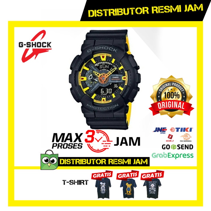 GShock GA-110BY-1ADR GA-110 GA110BY GA110 Garansi Resmi 2 Tahun