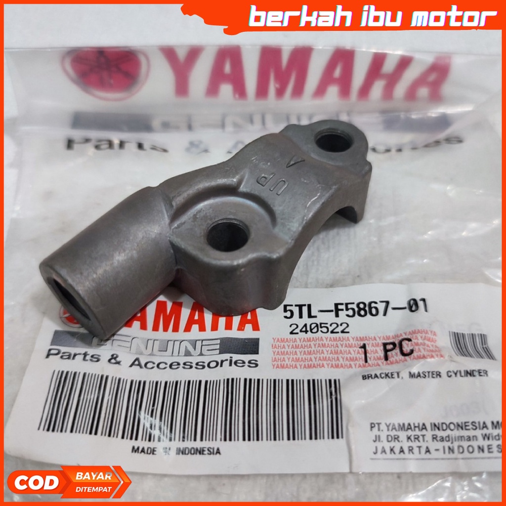 DM135 BRACKET DUDUKAN SPION KANAN MASTER REM MIO J SOUL GT 115 JUPITER MX 13 5TL-F5867-01 ORIGINAL