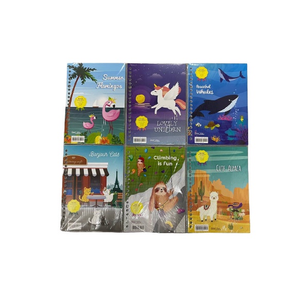 

Bestway Loose Leaf Garis A5 Animal Series Isi 25 Lembar