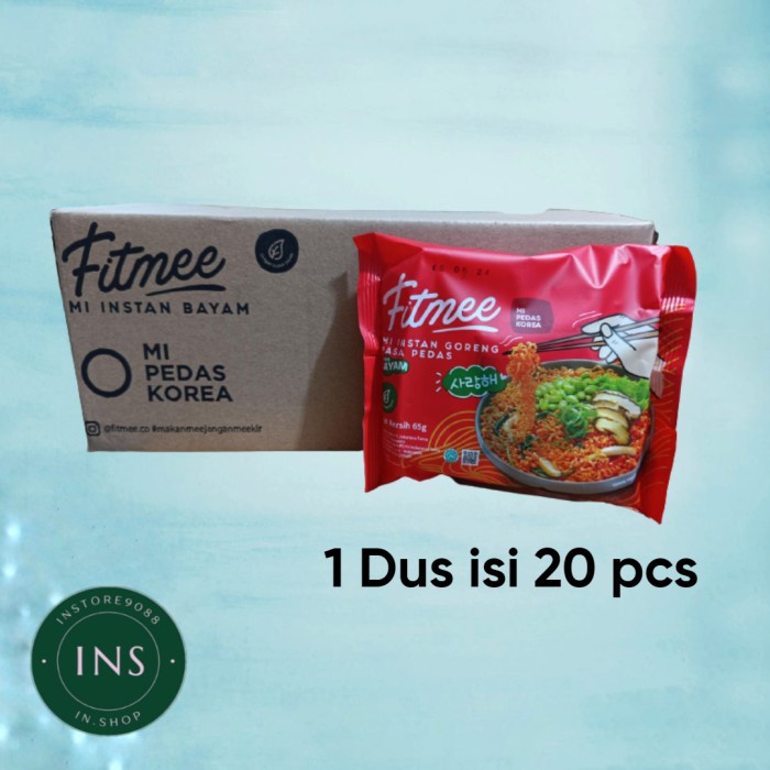Fitmee Mie Bayam Goreng Pedas Isi 20
