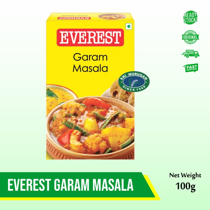 

New Produk Terlaris EVEREST GARAM MASALA 100 GM