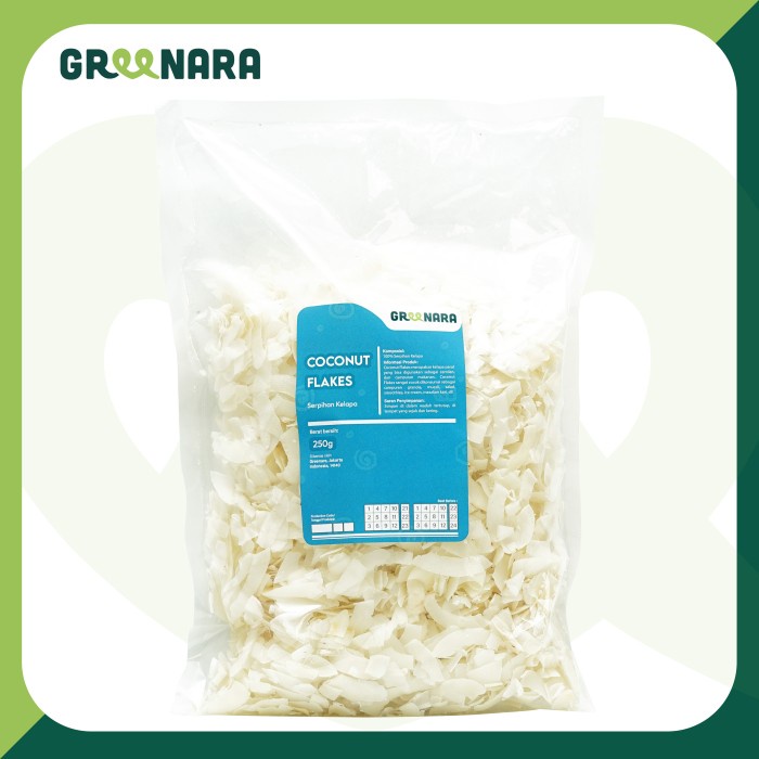 

Promo Terbaru Coconut Flakes Unsweetened 250gr kelapa serut 250 gram