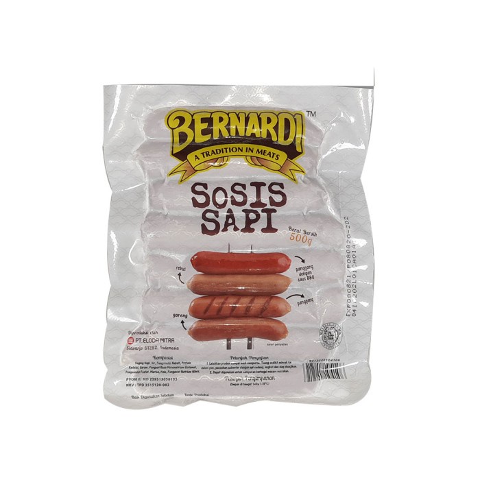 

Bernardi Sosis Sapi [500 gr]