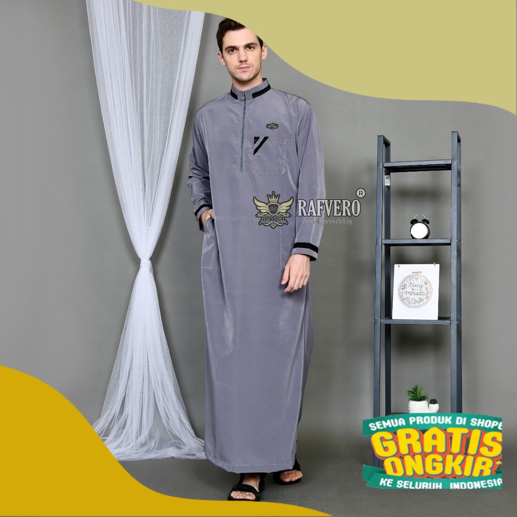 [ Diskon ] Althan Jubah Gamis Pria Jubah Gamis Pria Arab Baju Gamis Pria Terbaru 2021 Jubah Gamis Pr