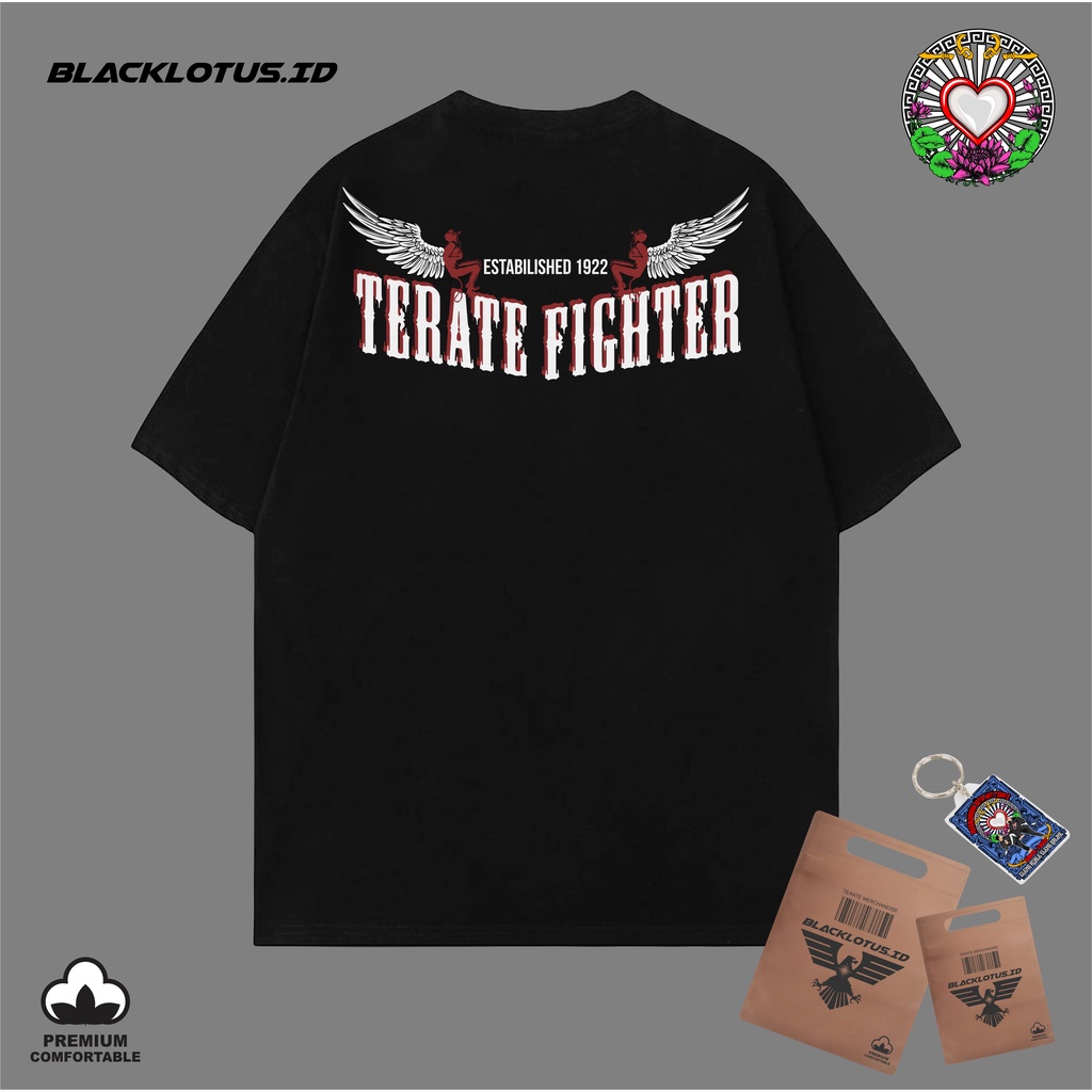 Kaos Terate WINGS Kaos Setia Hati terate Plastisol Katun Premium Asli Kaos Raja Tega Temu Rose