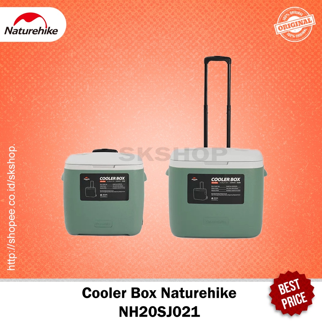 Cooler Box Naturehike NH20SJ021 Kotak Pendingin Makanan Minuman Cool Storage Box Freezer Portable Camping Piknik