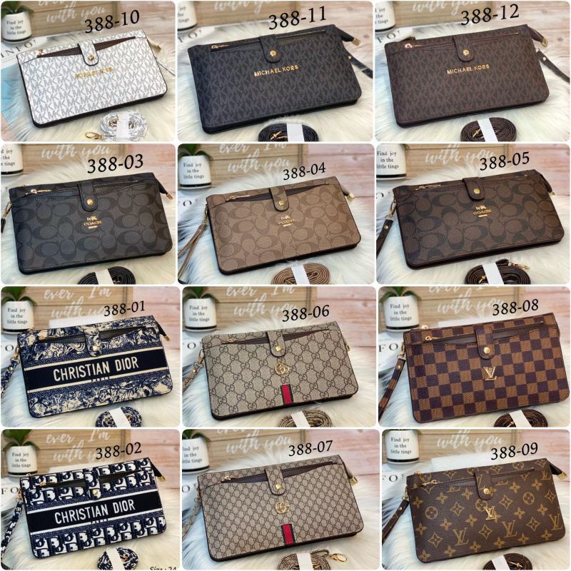 YT53ED CLUTCH SELEMPANG PREMIUM / TAS SELEMPANG CEWEK / TAS 3RUANG KANCING DEPAN / TAS PREMIUM TALI 