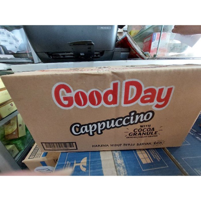 Capucino Cappuccino isi renceng Day Kopi Good 12 KARTON 1 DUS Goodday