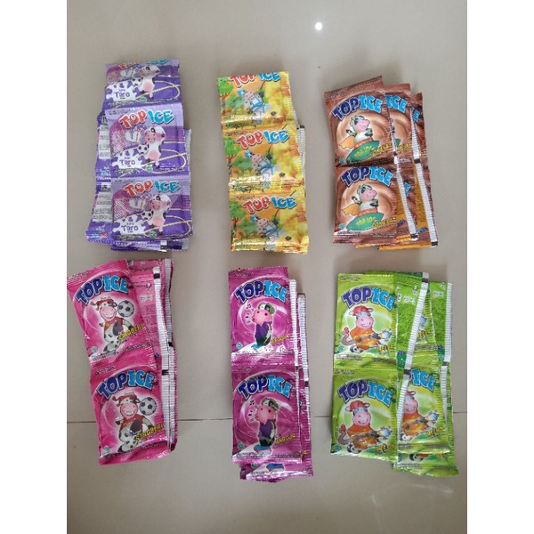 

TOP ICE RENTENG ALL VARIAN RASA 10 SACHET