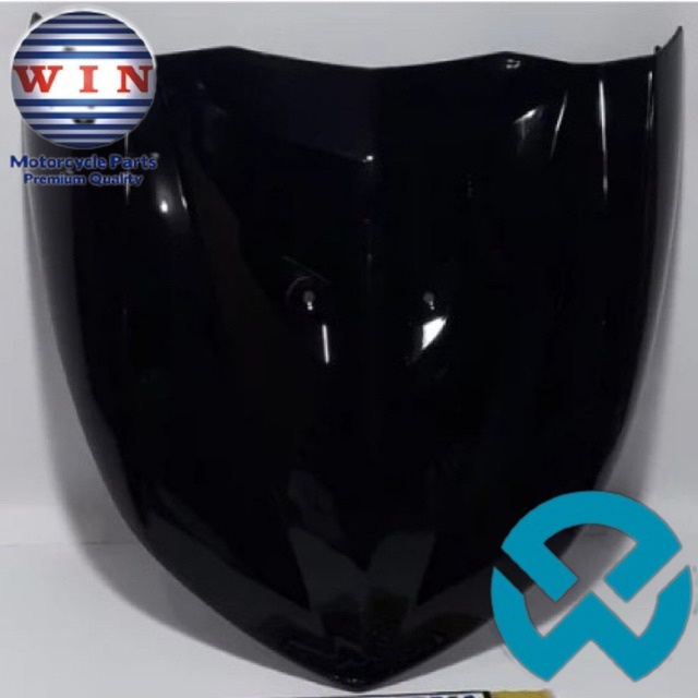 Tameng/Front Panel/Tebeng/Dek/Dasi Depan Mio Soul GT 115 2012 2013 2014 Original Win Asli hitam viol