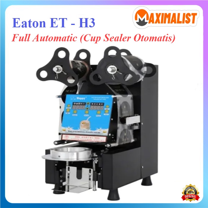 ETON ET-H3 FULL AUTOMATIC Cup Sealer Mesin Penyegel Gelas Cup Plastik / Cup Sealer Mesin Press Gelas