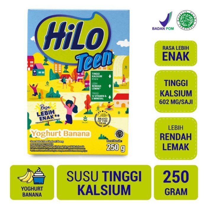 

Hilo Teen Yoghurt Banana 250Gr